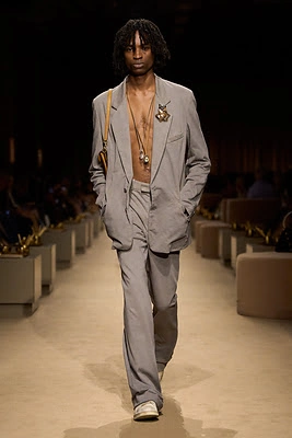 Coach Spring 2027 Party - Look 11 High Shine Evening Silhouette